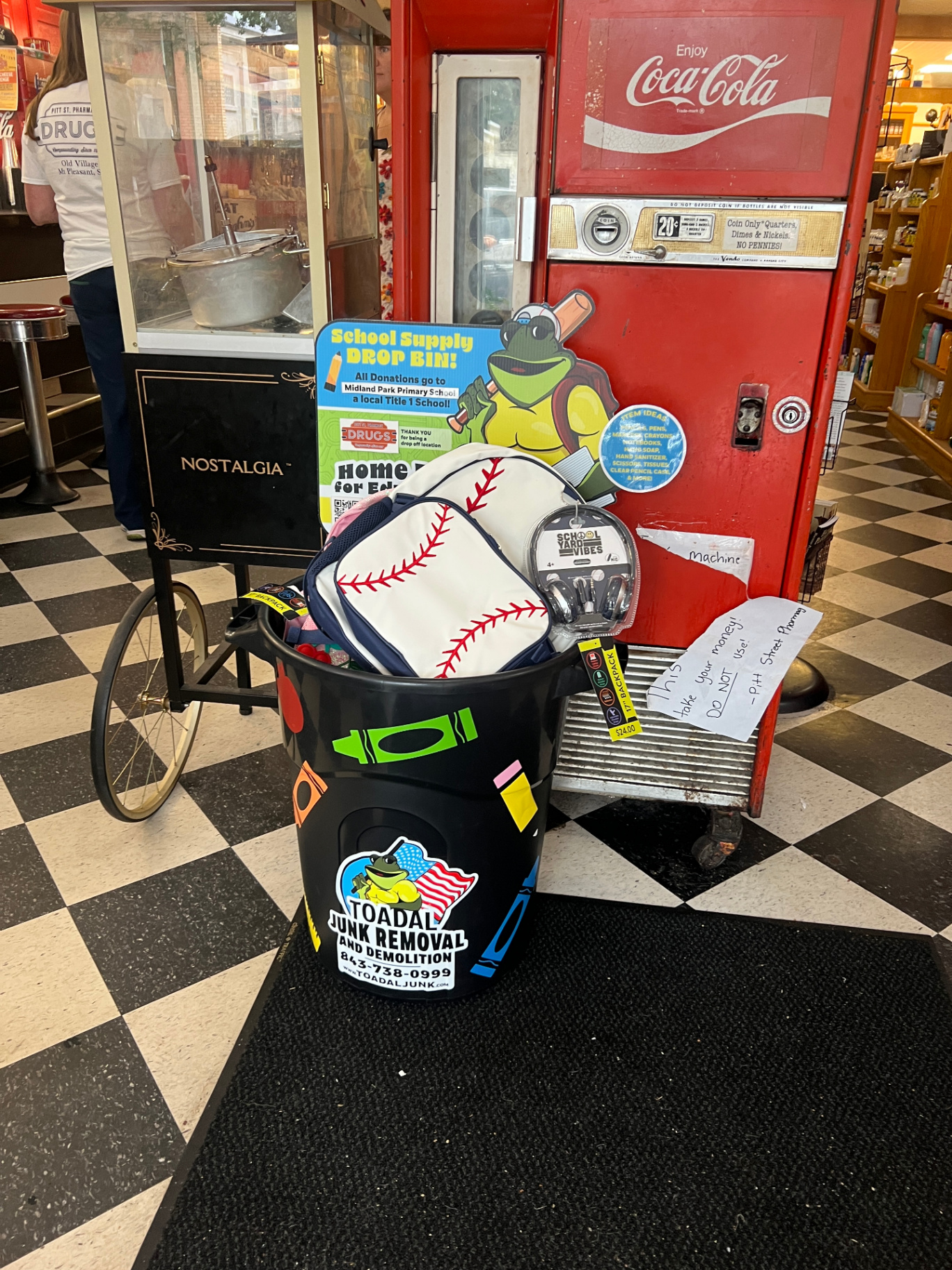 Drop bin at Pitt Street Pharmacy